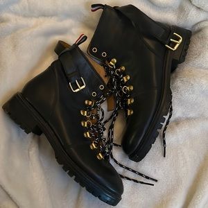 Leather combat boots urban outfitters